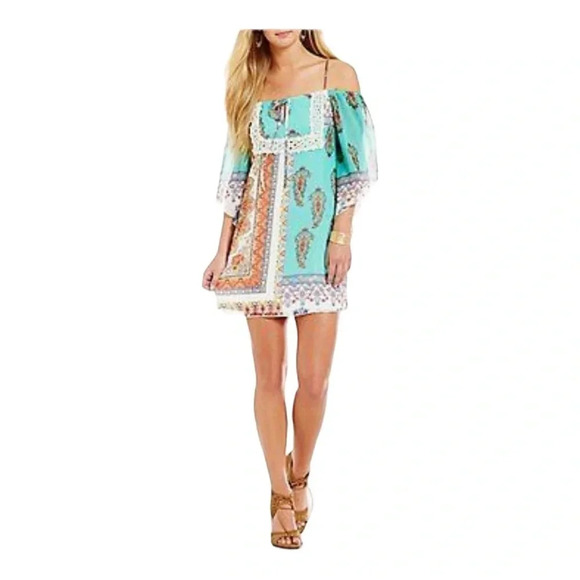 Teeze Me‎ Cold Shoulder Sundress - Picture 1 of 5